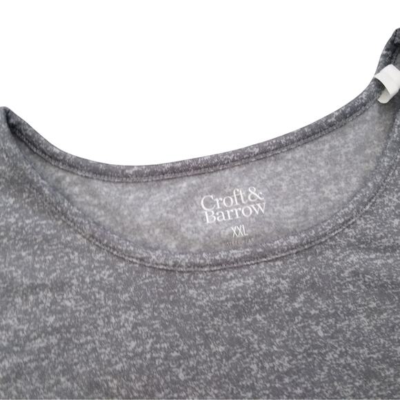 [B10] Croft & Barrow Gray Long Sleeve, Size XXL - Picture 2 of 3